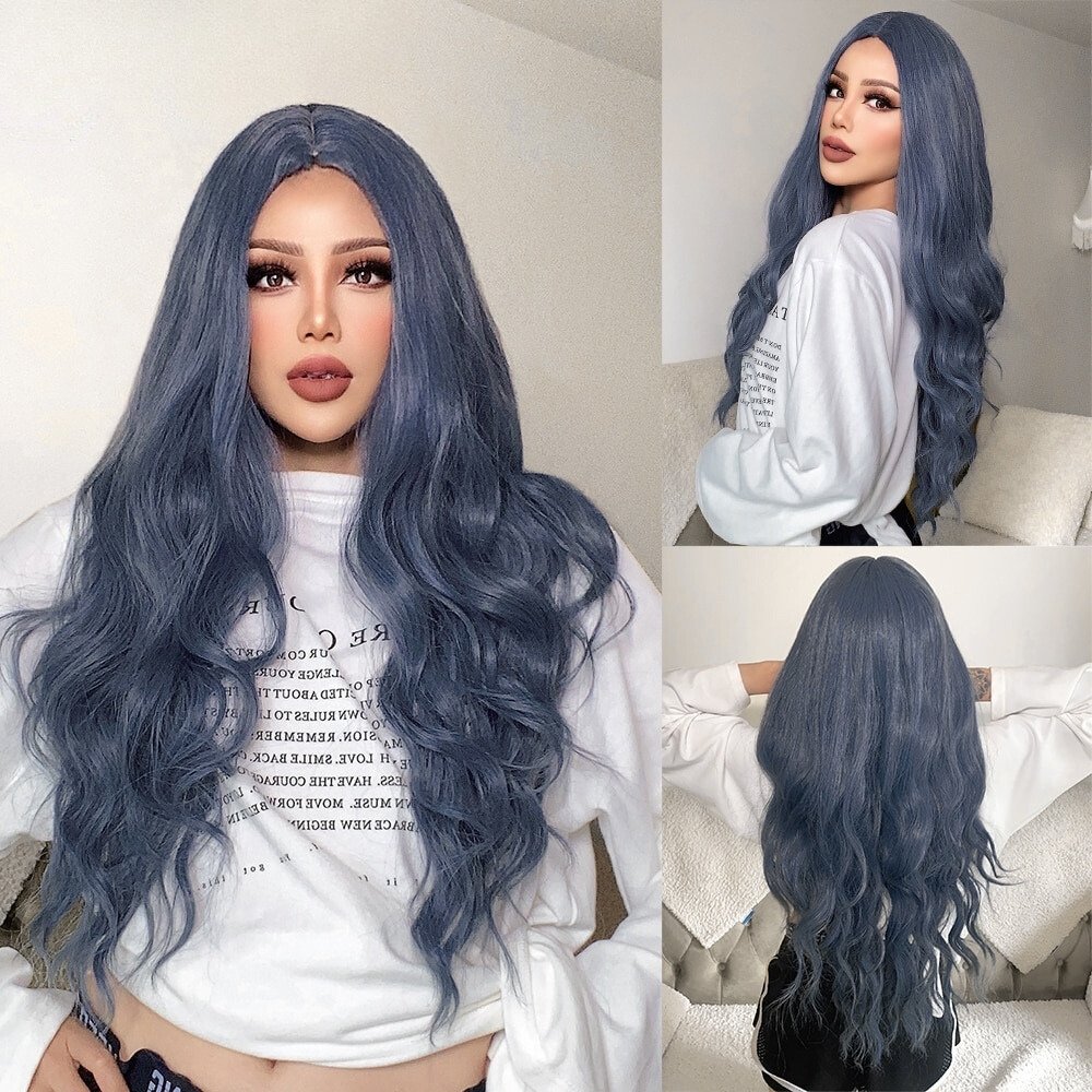 Soft Long Wavy Synthetic Wigs - HairNjoy