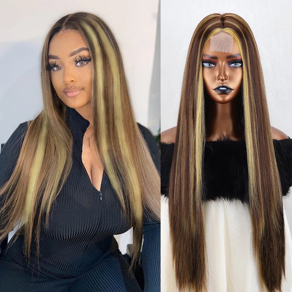 Sophisticated Lace Front Straight Wig - HairNjoy