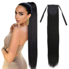 Synthetic Long Straight Drawstring Ponytails - HairNjoy