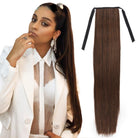 Synthetic Long Straight Drawstring Ponytails - HairNjoy