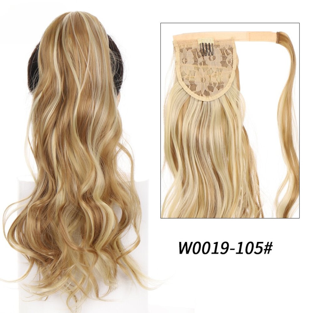 Synthetic Long Wavy Clip Ponytail Hair Extension - HairNjoy