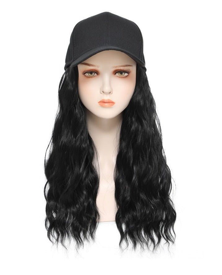 Wavy Hair Extension with Baseball Cap - HairNjoy