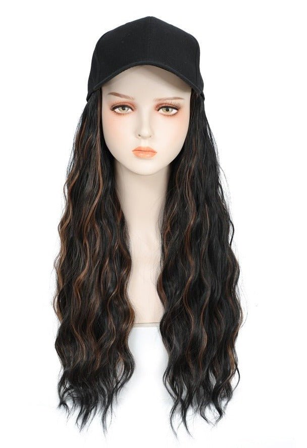 Wavy Hair Extension with Baseball Cap - HairNjoy